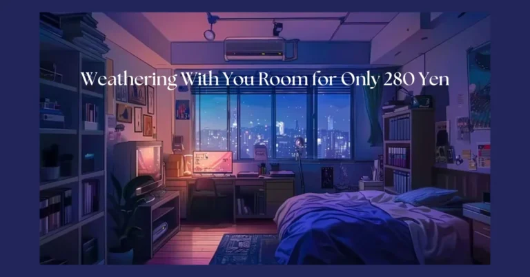 Weathering With You Room for Only 280 Yen: A Magical Anime Experience